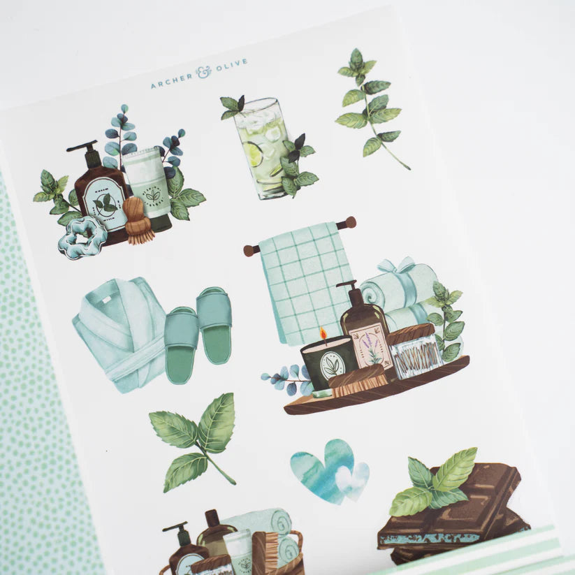 Minty Fresh Kit - Archer & Olive journaling kit