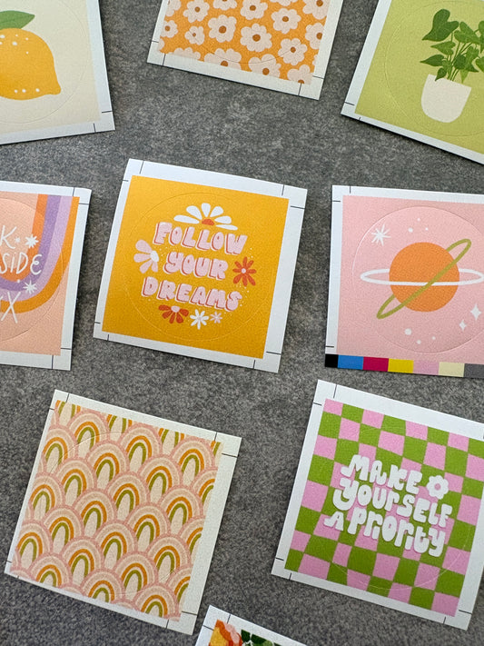 Set of 10 round stickers - Muchable