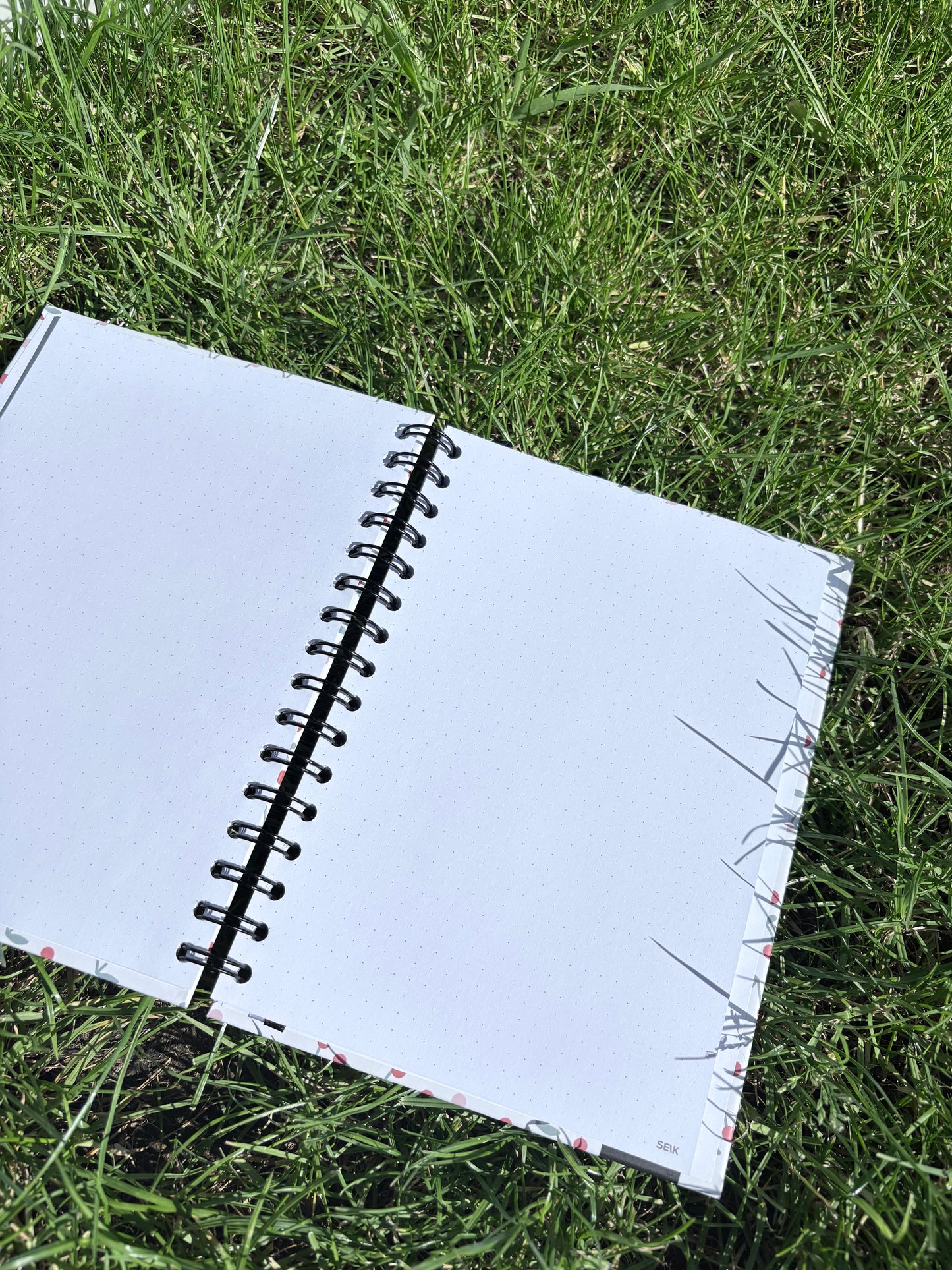 Bullet Journal / Dotted Notebook hard cover spiral binding – Cherries
