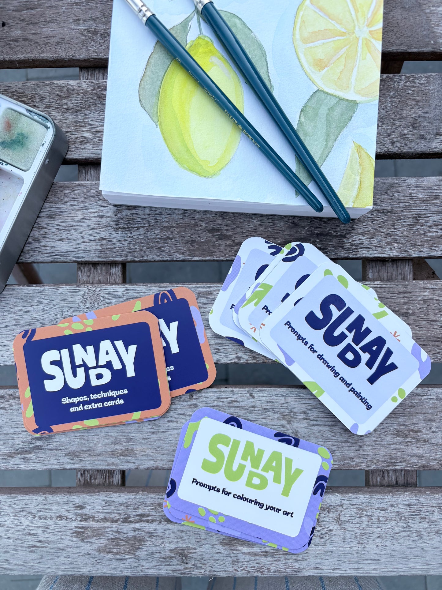 Slow Down & Create - Prompt Card Set * Vertraag en creëer - Set met promptkaarten