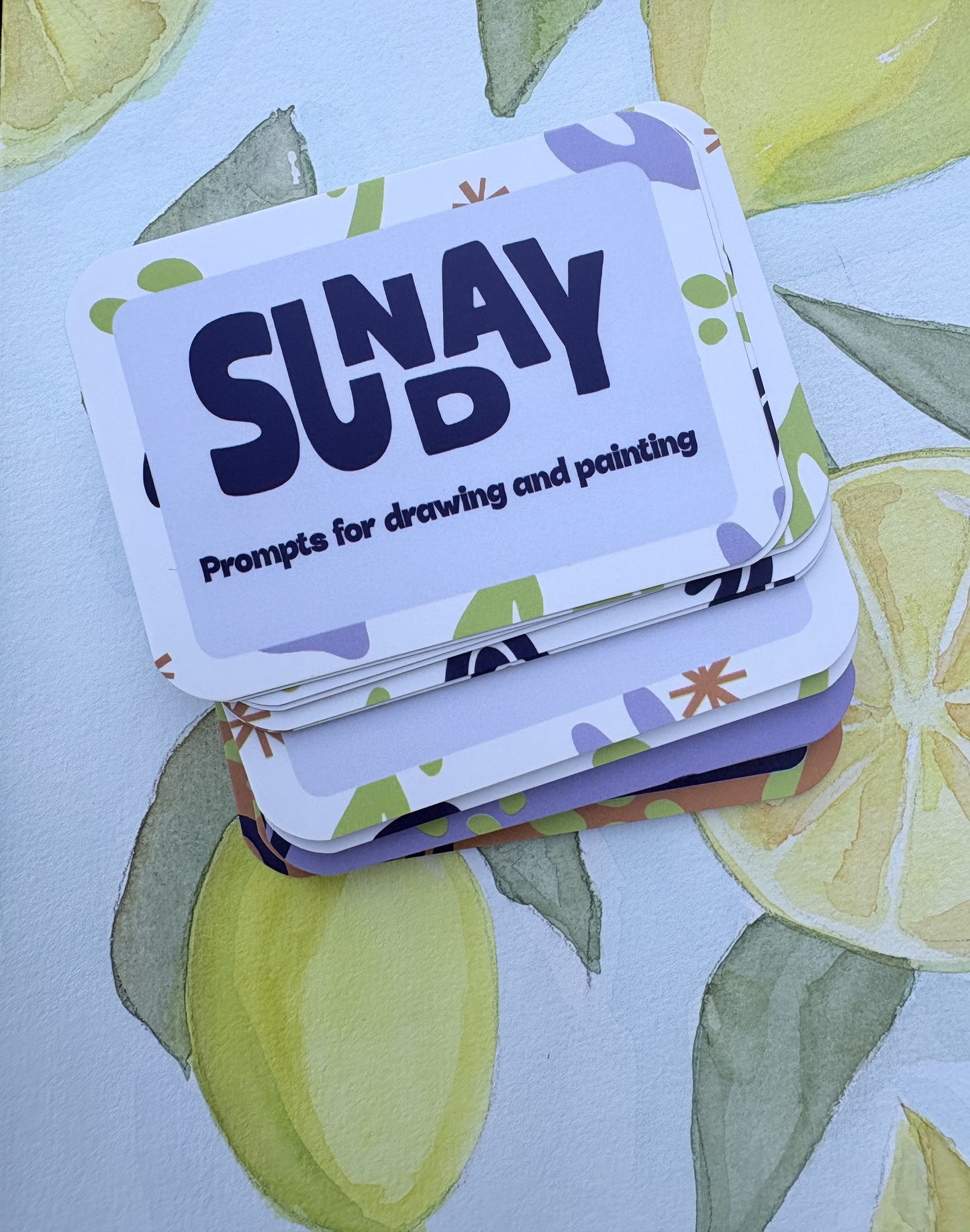Slow Down & Create - Prompt Card Set * Vertraag en creëer - Set met promptkaarten