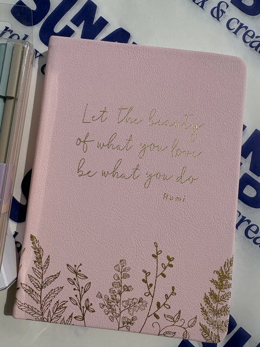 Èccolo Essential notitieboek Gelinieerd Blush roze notebook