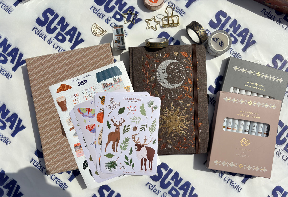 A6 sticker sheet - butterflies stickervel - vlinders