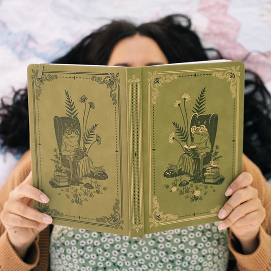 Literary Frog | Square Notebook dot grid 160 pages