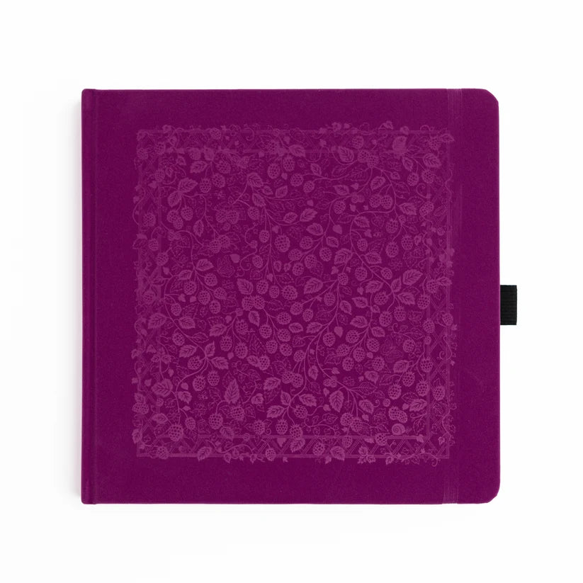 Berries & Vines | Notebook Square journal -160 pages / dot grid