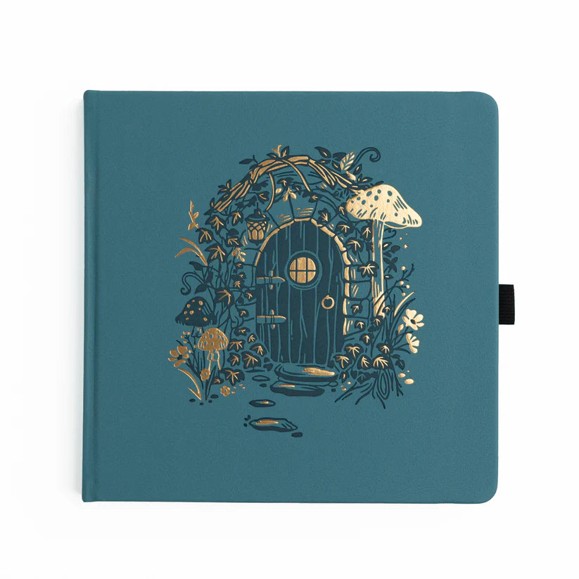 Archer & Olive – Meadow & Vine Fairy House Notebook – Square / Dot Grid