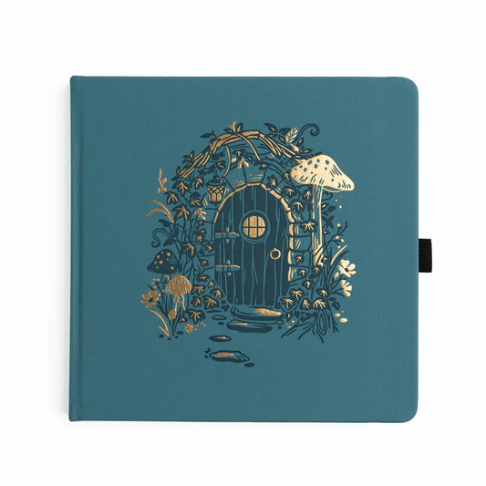 Archer & Olive – Meadow & Vine Fairy House Notebook – Square / Dot Grid