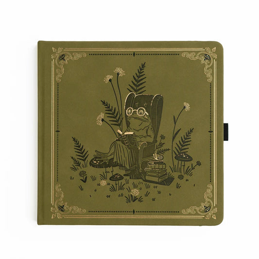 Literary Frog | Square Notebook dot grid 160 pages