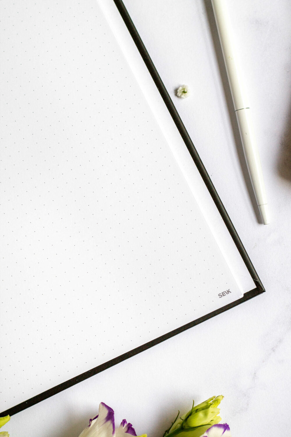 Bullet Journal / Dotted Notebook hard cover spiral binding – Cherries