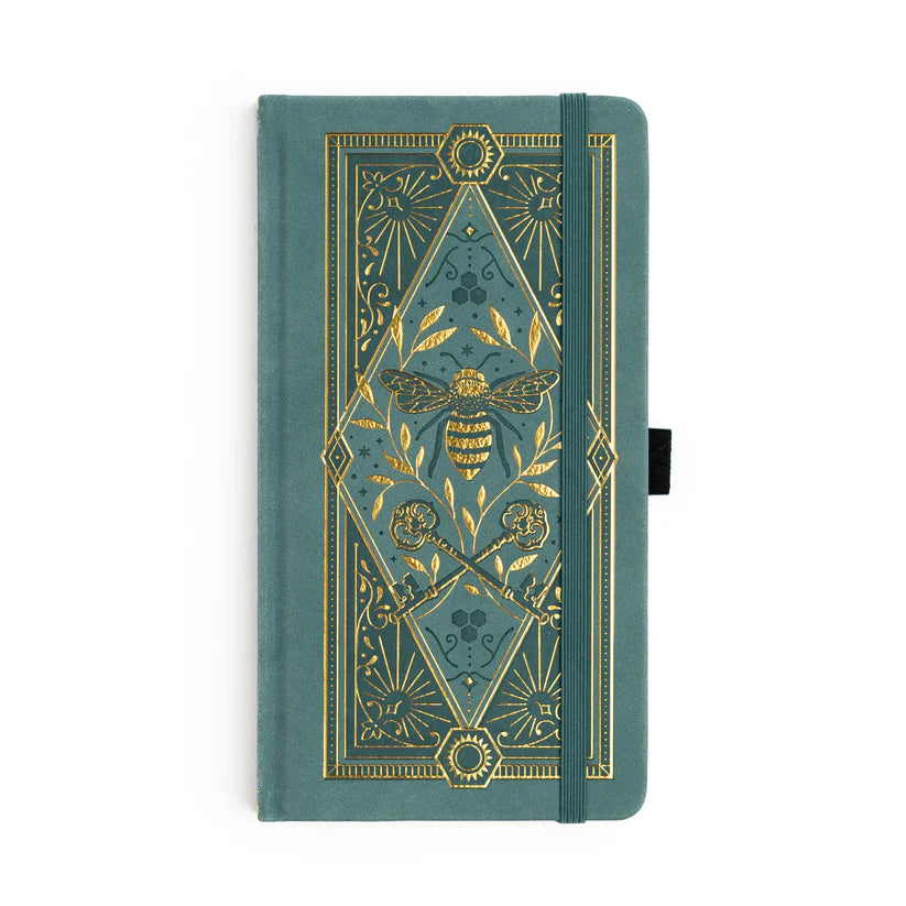 Keeper of the Bees in Soft Teal Dot Grid Notebook TN - Archer & Olive