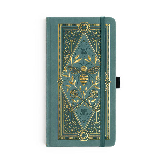 Keeper of the Bees in Soft Teal Dot Grid Notebook TN - Archer & Olive