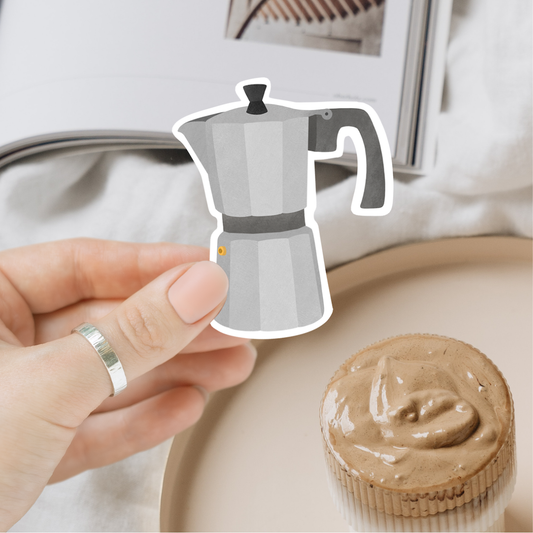 Autocollant pour machine à espresso - Décalcomanie en vinyle