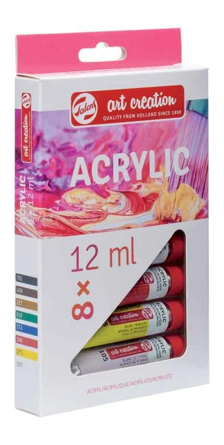 Talens Art Creation Set acrylverf set 8 x 12 ml