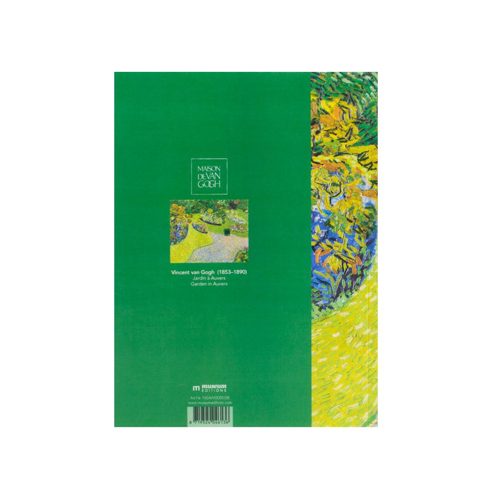 Artist Journal, Garden in Auvers, Vincent van Gogh