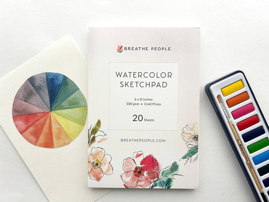 Watercolor Sketch Pad for Creative Practice - Aquarel schetsblok