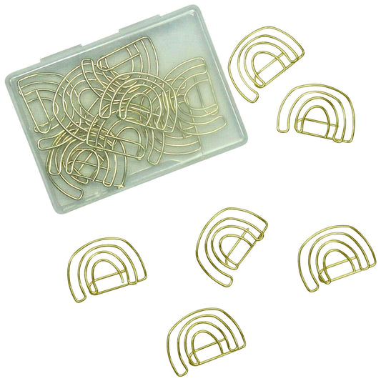Trombones dorés - Rainbow - Lot de 15