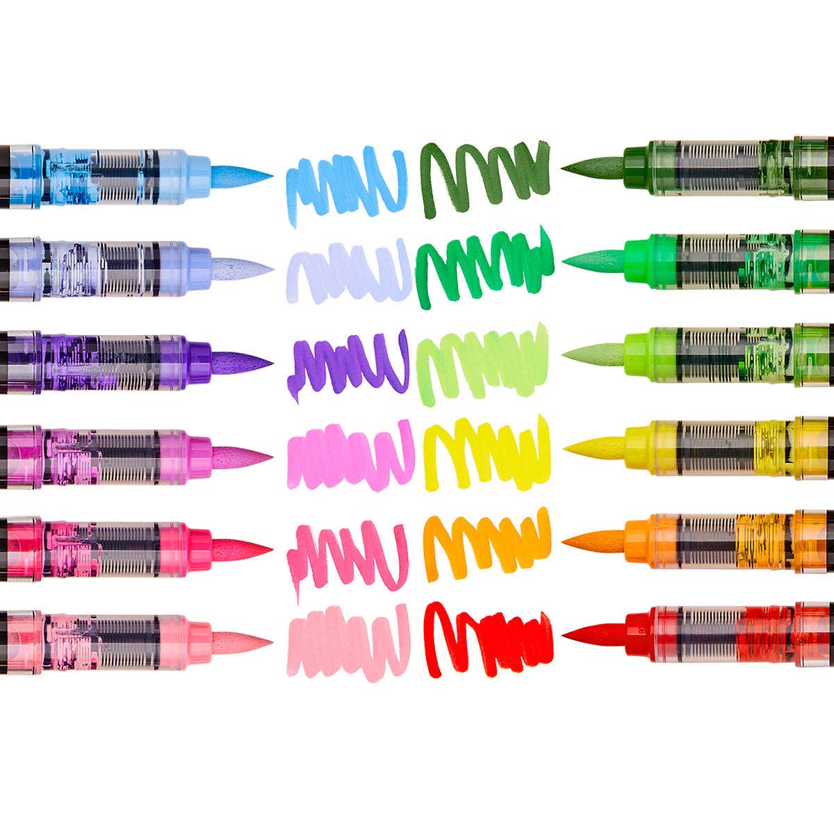 PRO Acrylic Paint Brush Pens - 12 Floral Colors