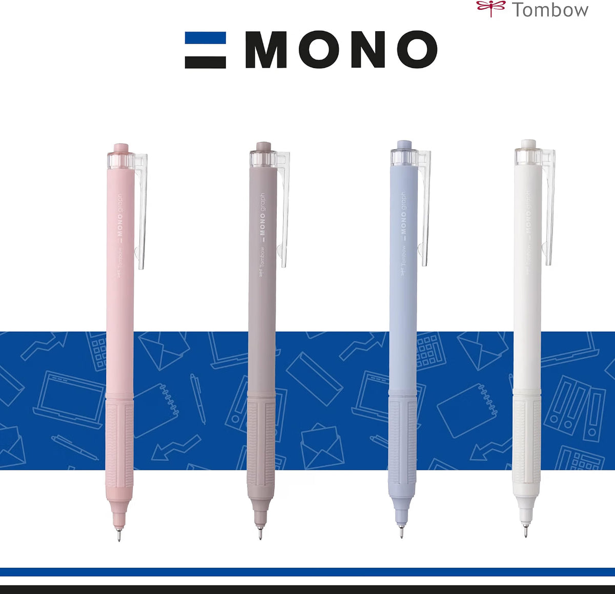 Tombow Ballpoint Pen Mono Graph Lite - smokey brown