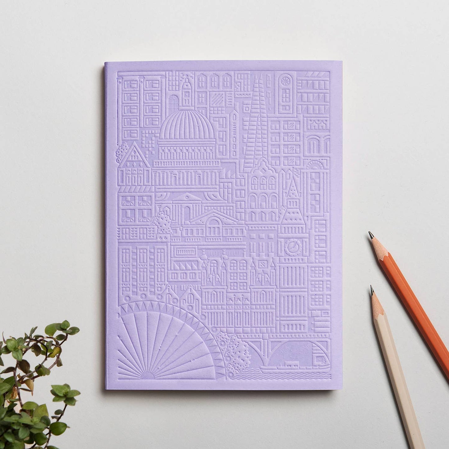 The London Notebook in Sky blue
