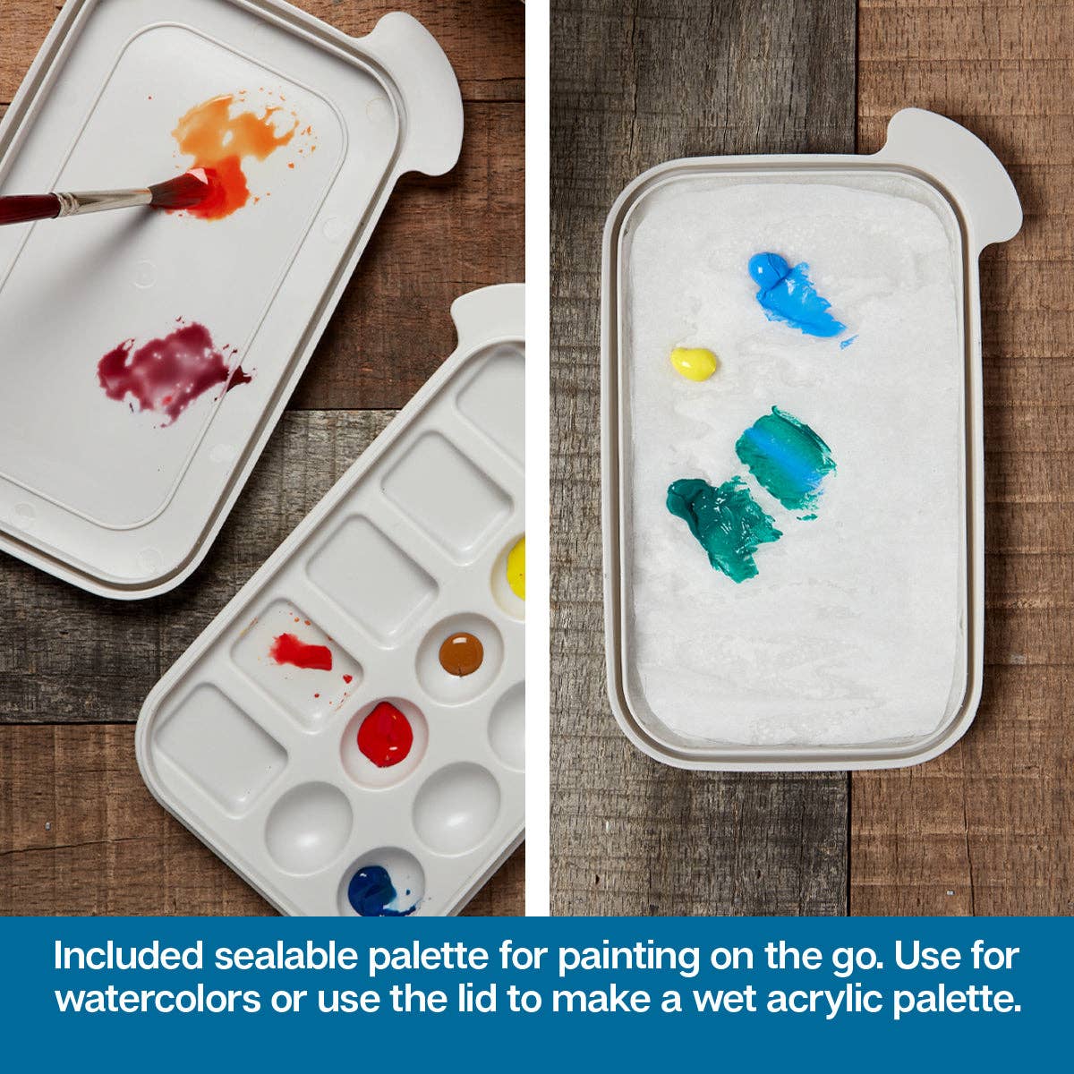 Brush Tub XL Palette-Mixing tray