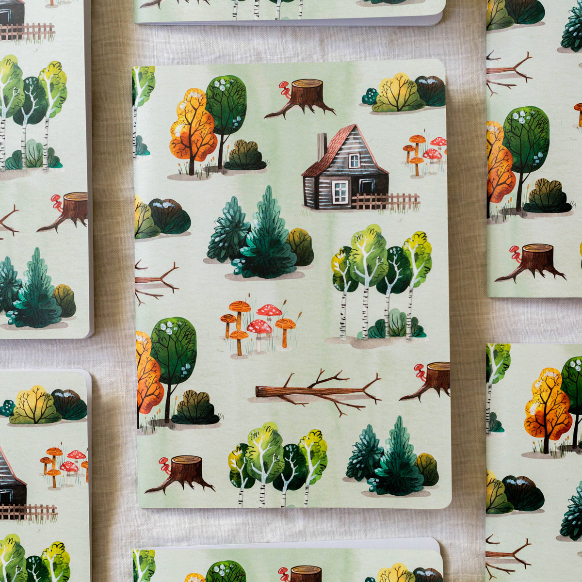 Notebook A5 - Cottage in the Woods