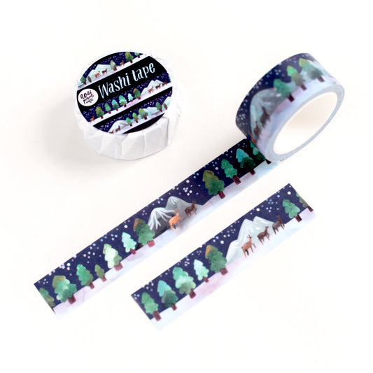 Washi Tape - Winter Night