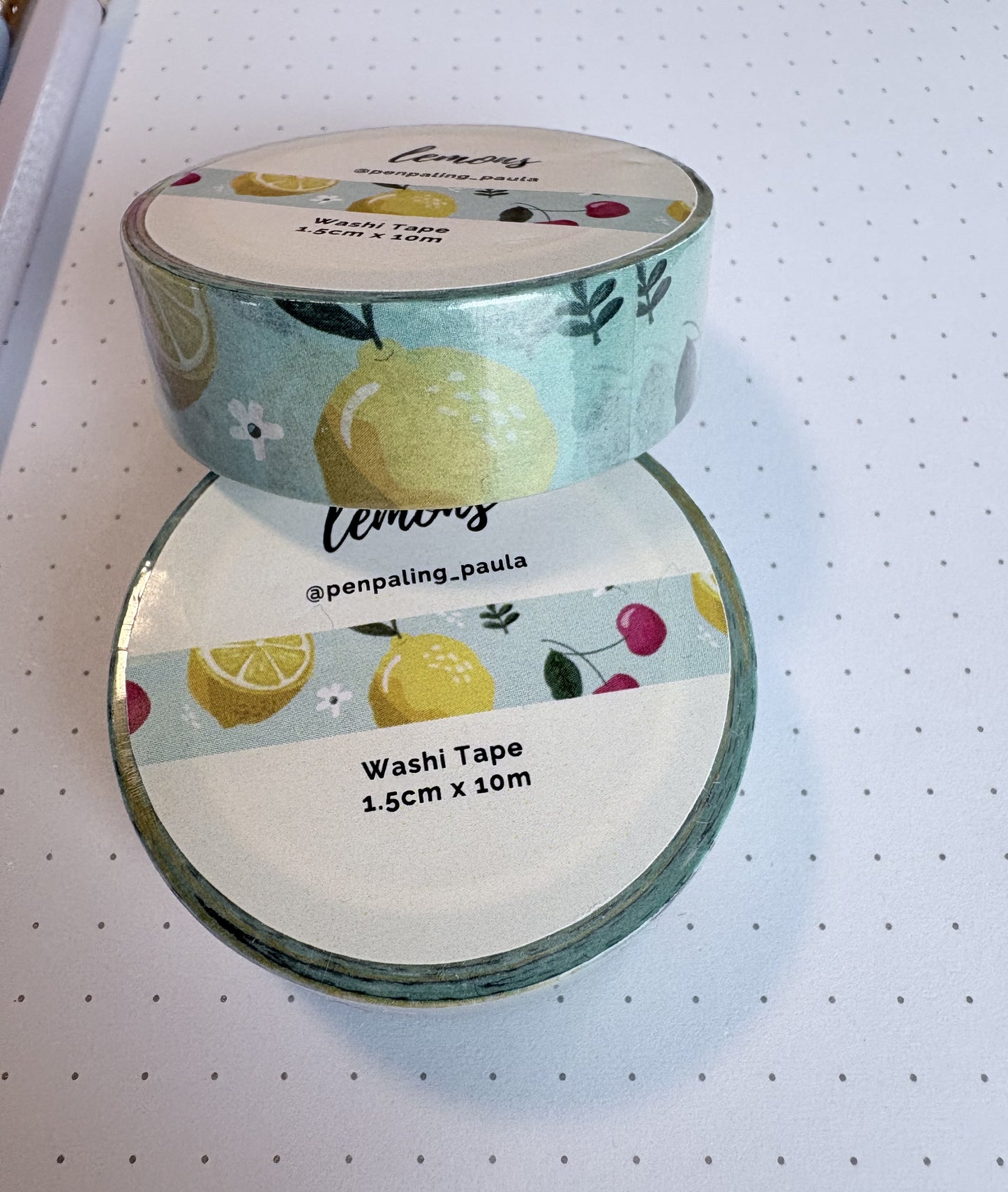 Lemons - Washi Tape
