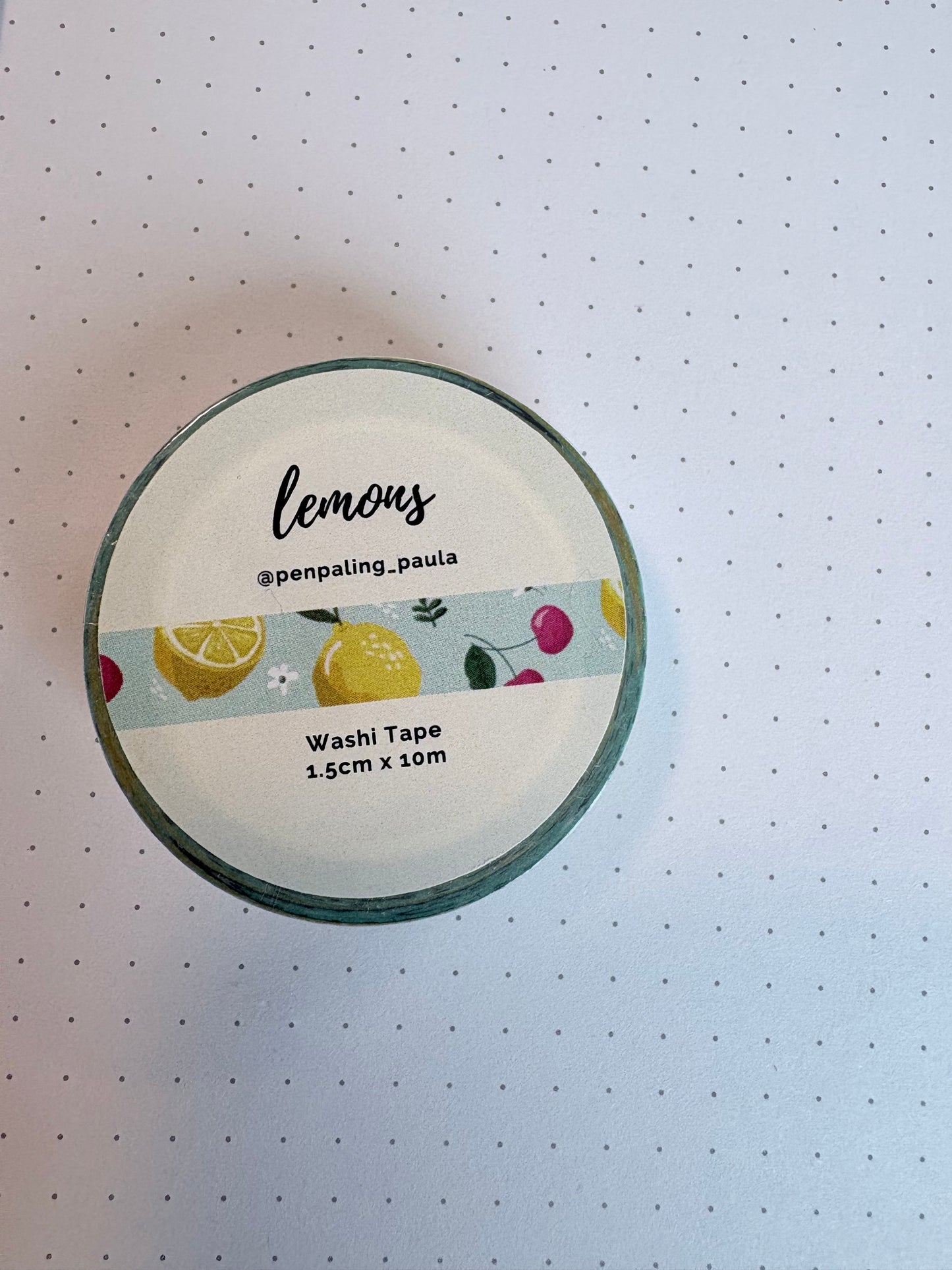Lemons - Washi Tape