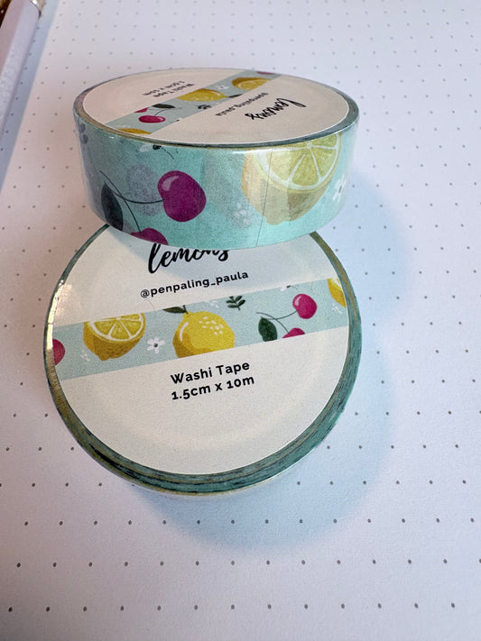 Lemons - Washi Tape