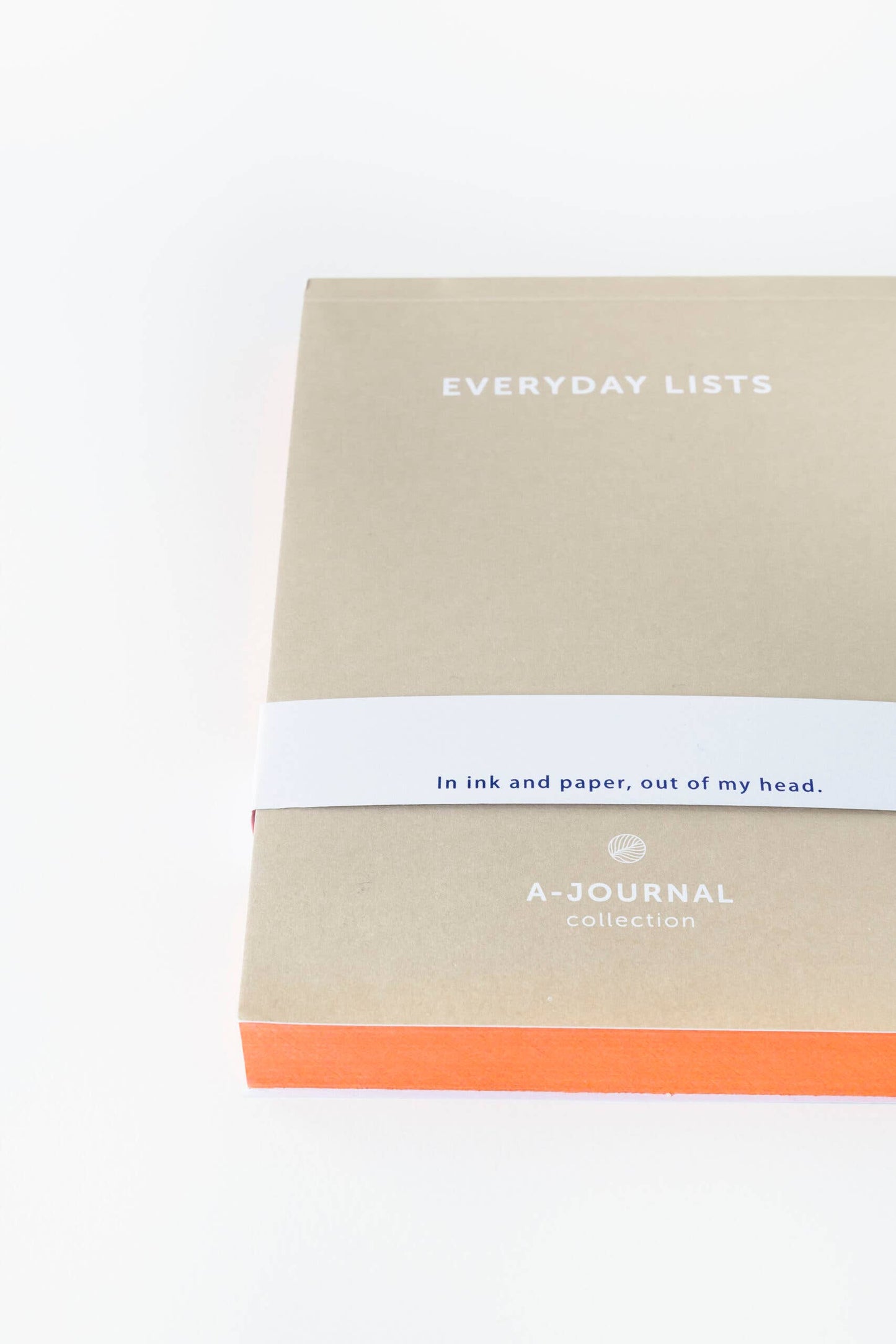 A-Journal Notepad Beige