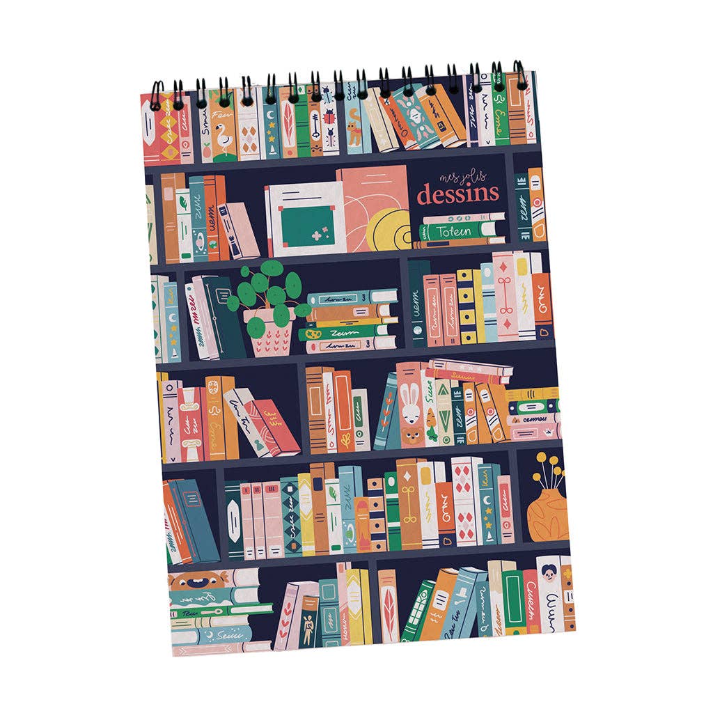 Sketchbook - Book Lovers / schetsboek - boekenliefhebber