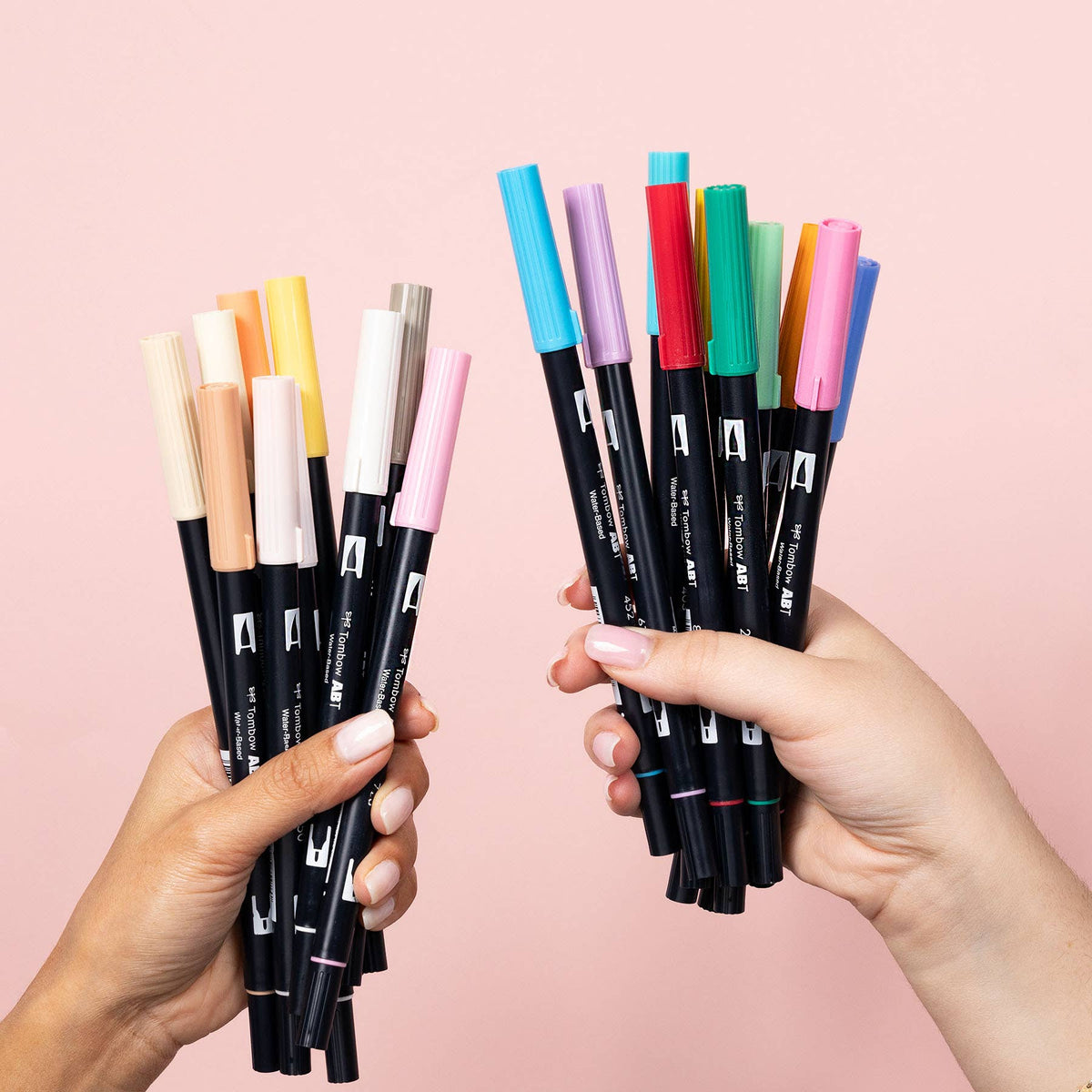 Tombow ABT Dual Brush Pen 18-piece Set (Primary, Secondary and Pastel colours)