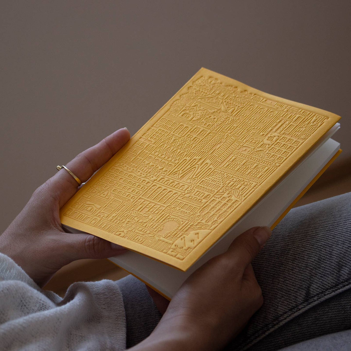 The Barcelona Notebook in yellow