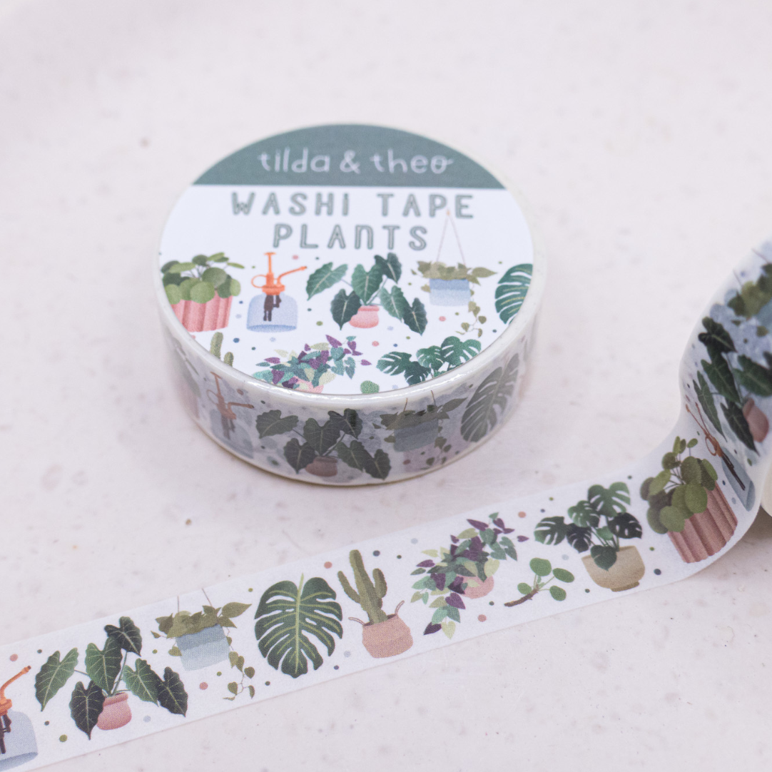 Washi Tape Plants Houseplants - Adhesive Tape Potted Plants - Plant Mom Washi Tape Masking Tape