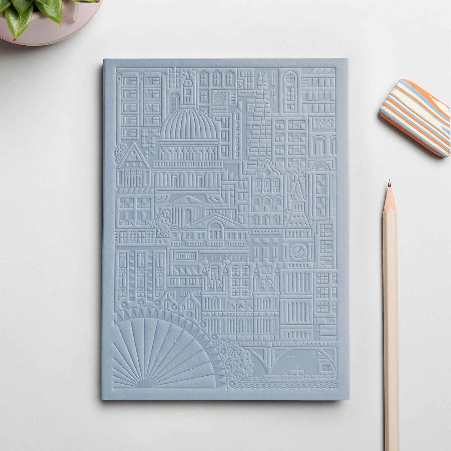 The London Notebook in Sky blue