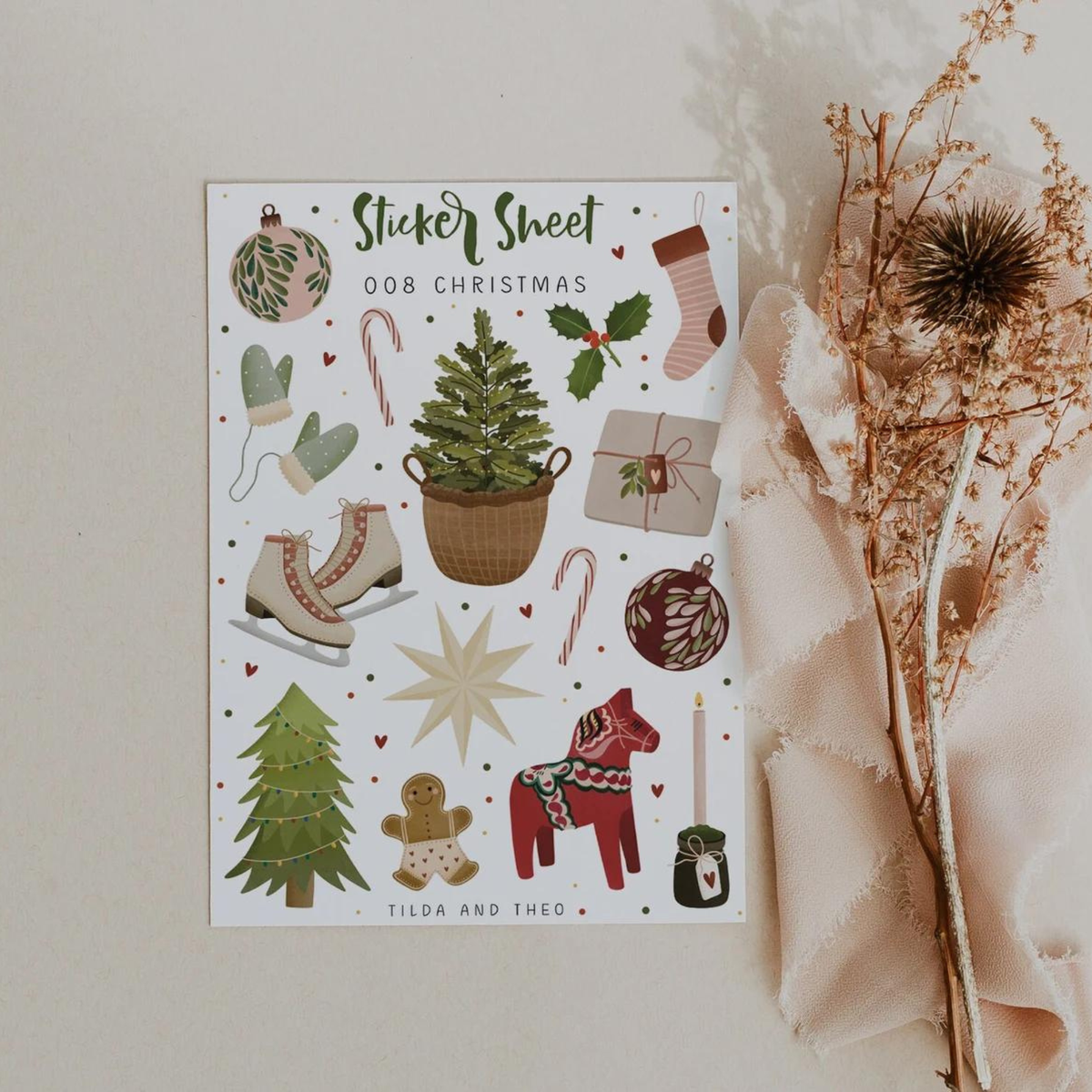 Sticker Sheet Christmas - stickervel
