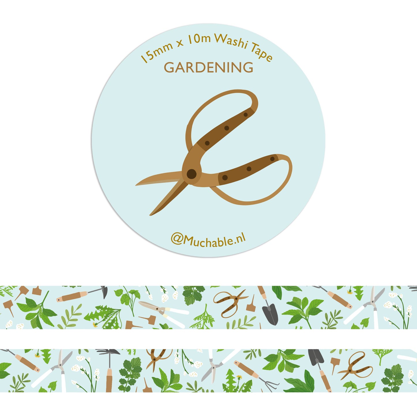 Washitape - gardening - gardening, summer, plants