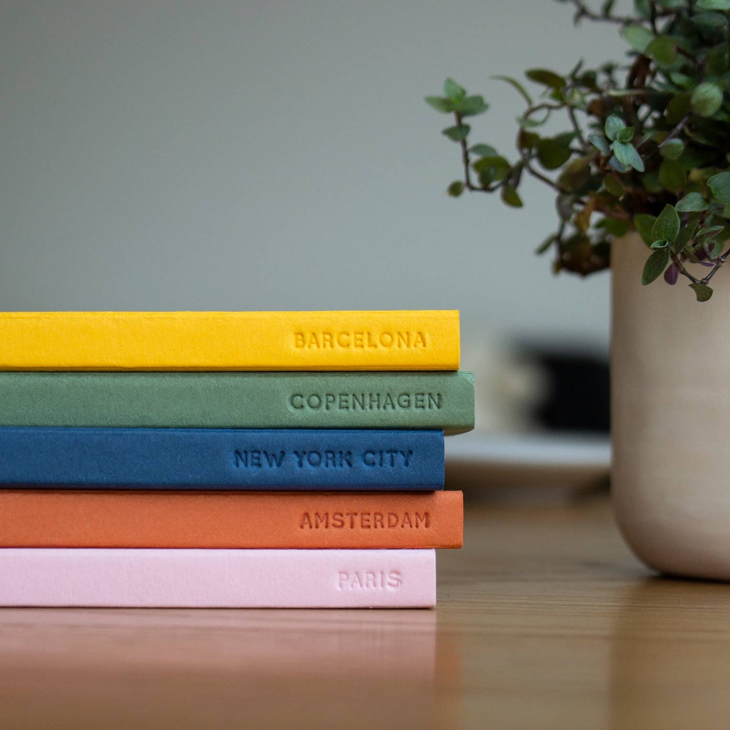 The Barcelona Notebook in yellow