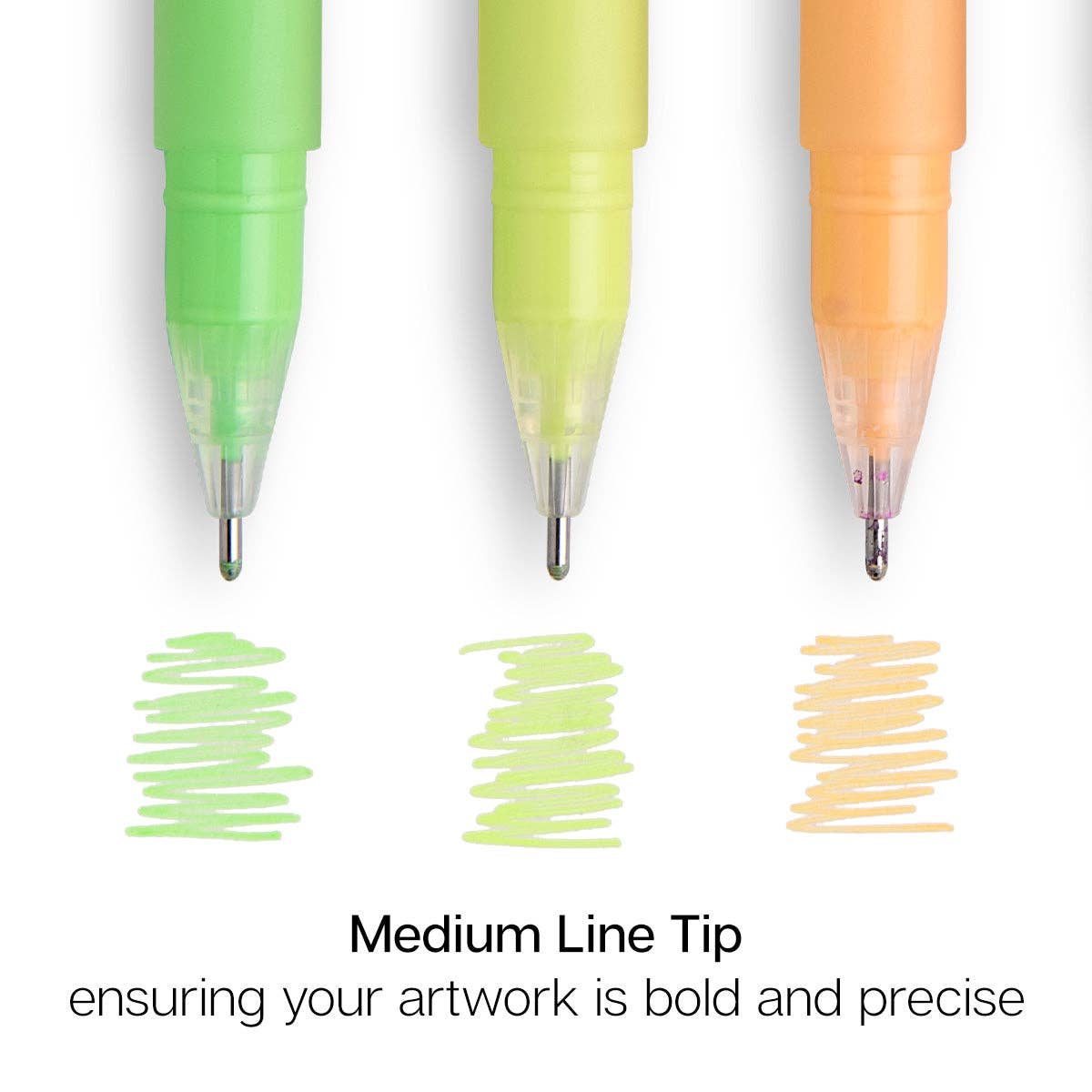 Gel Pens - 12 Pastel Colors