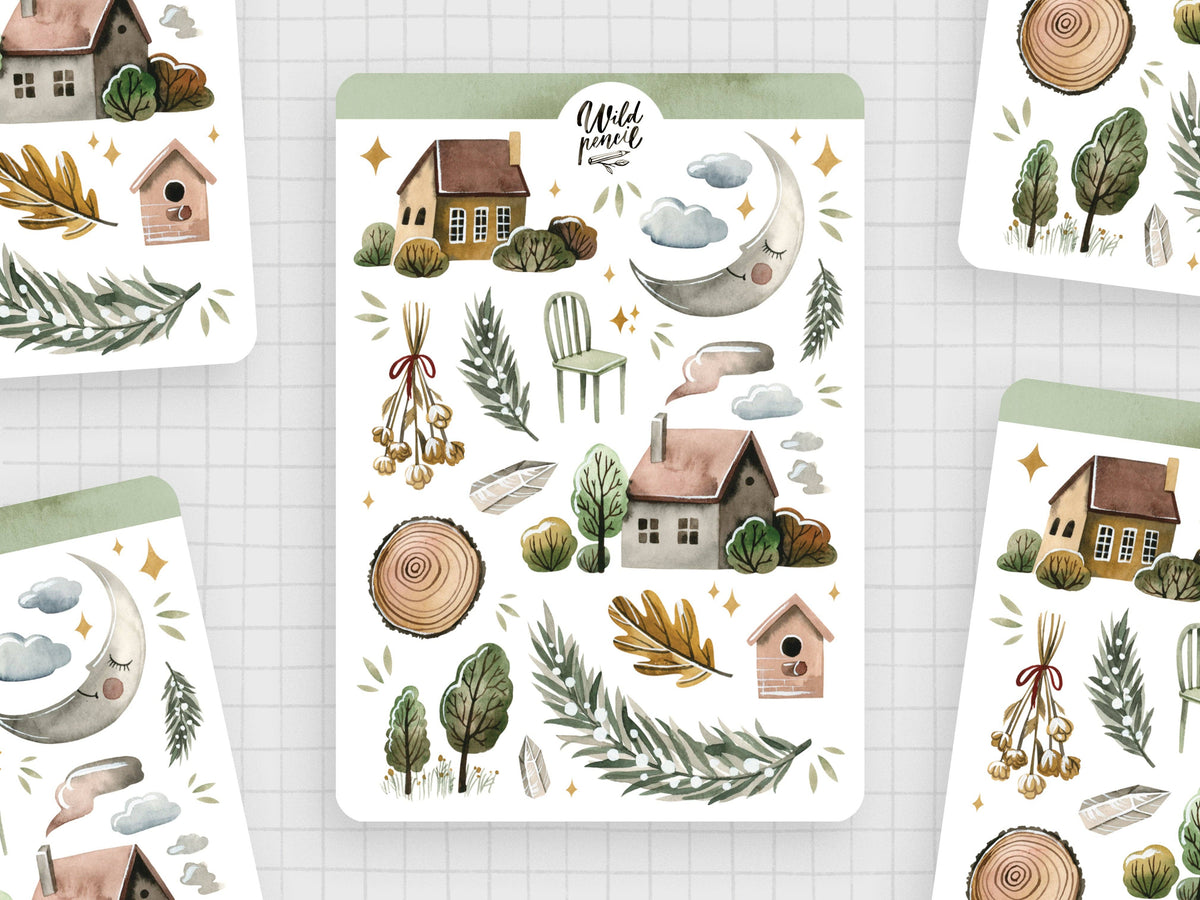 Sticker Sheet - Home