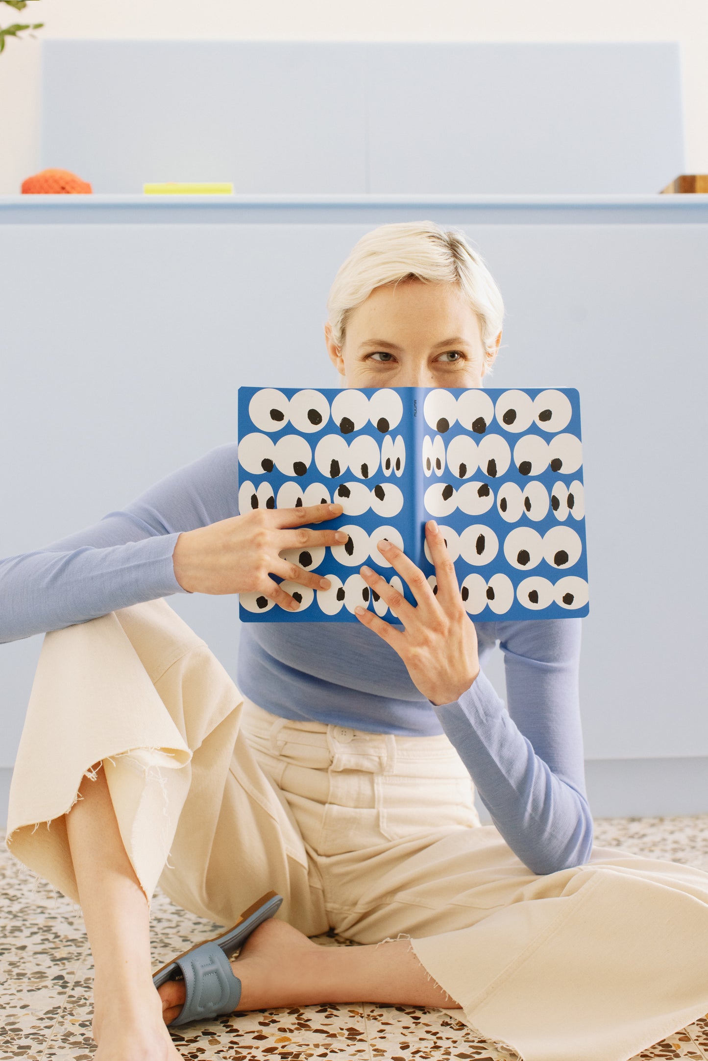 Eyes On You - Notebook / Journal L size Dot Grid- Nuuna