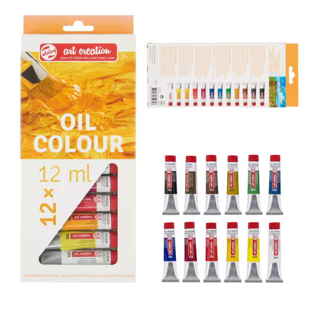 Talens Art Creation olieverf set 12 tubes 12 ml