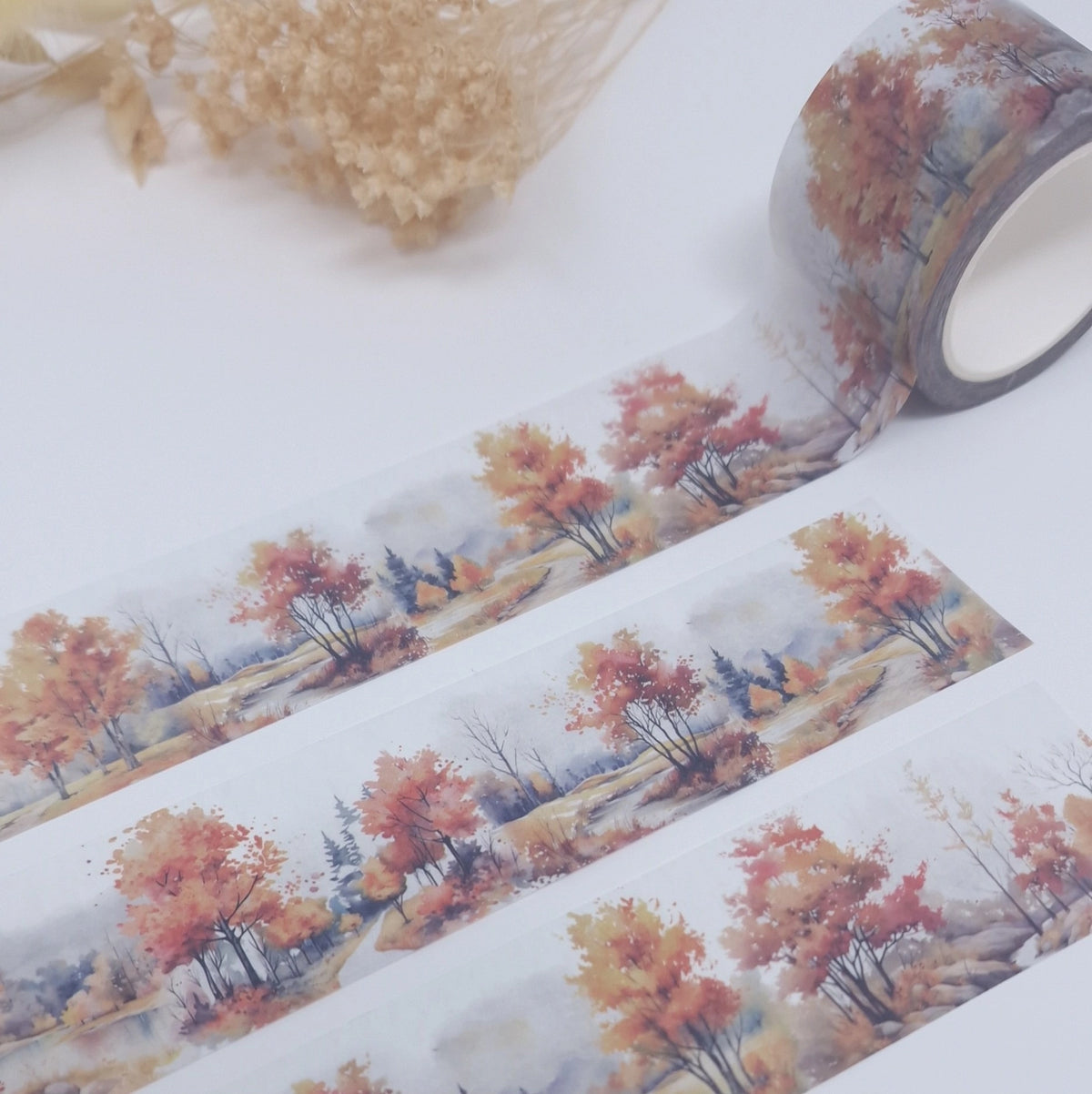 Autumn landscape | transparent PET Washi tape