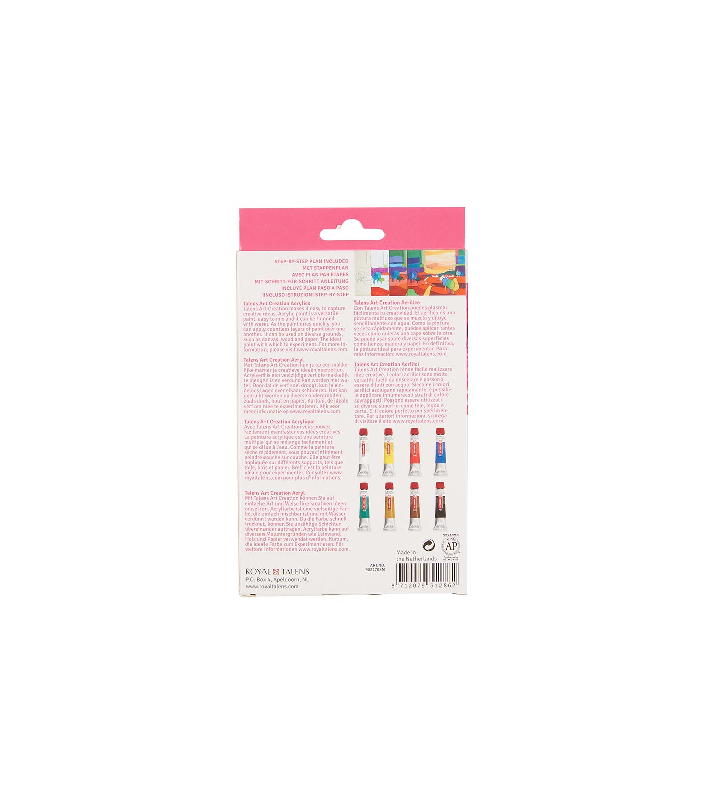 Talens Art Creation Set acrylverf set 8 x 12 ml