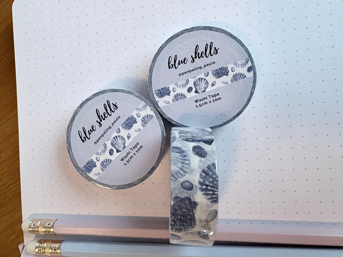 Blue Shells - Washi Tape