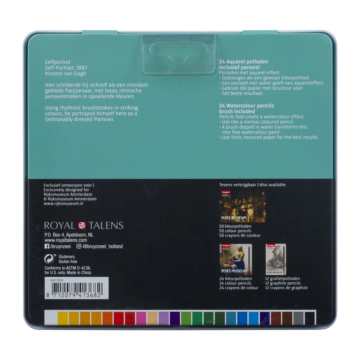 Bruynzeel • Blik 24 Aquarelpotloden Vincent Van Gogh