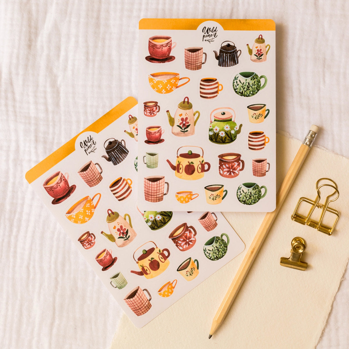 Sticker Sheet - Autumn Mugs