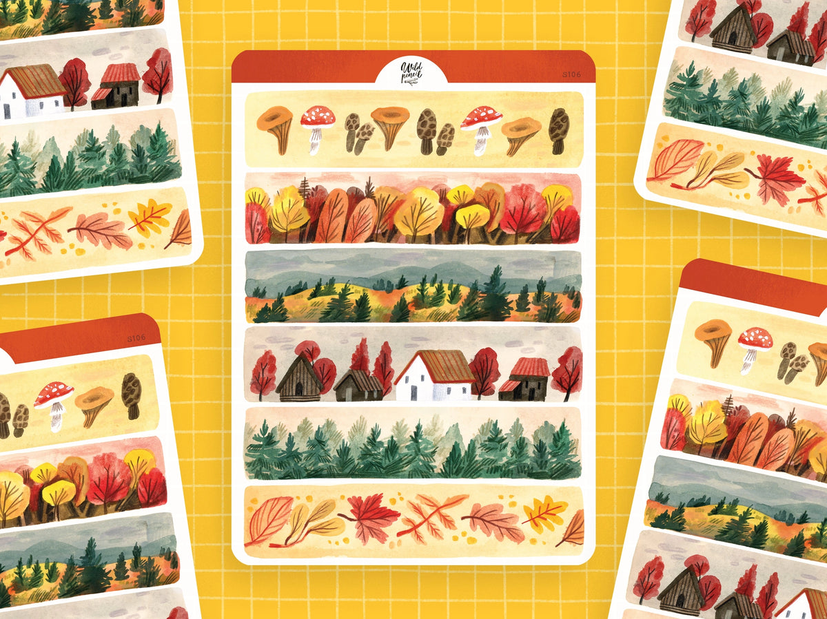 Sticker Sheet - Autumn Tapes