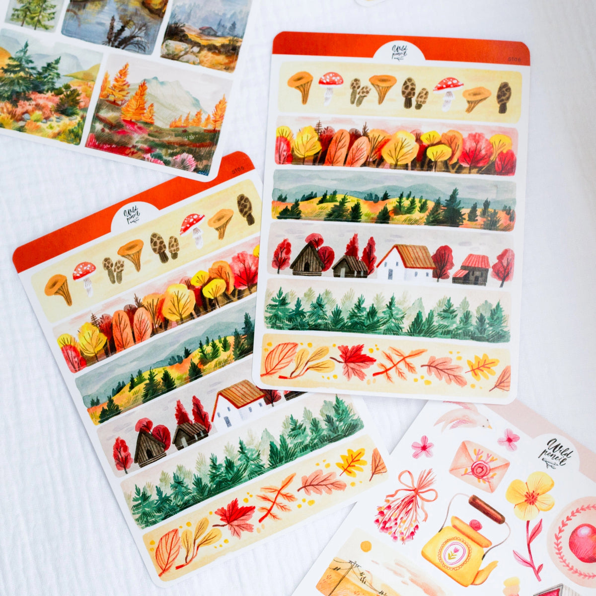 Sticker Sheet - Autumn Tapes