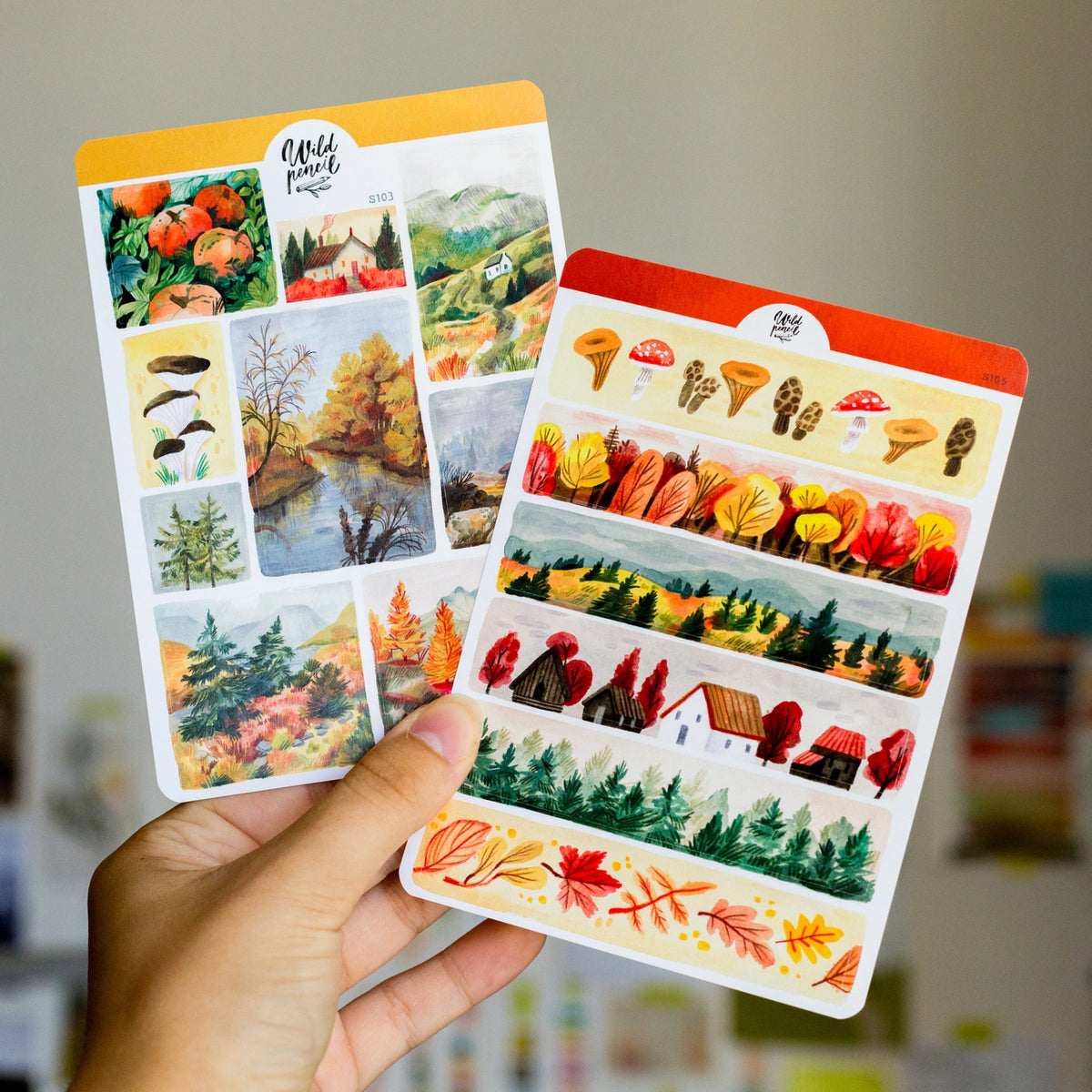 Sticker Sheet - Autumn Tapes